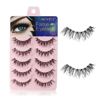 

Natural Black Long Sparse Cross False Eyelashes Fake Eye Lashes Extensions Makeup Tools