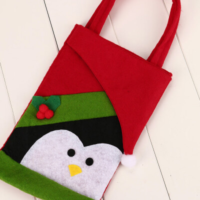 

Tailored Christmas Decoration Stocks Santa Claus Snowman Hanging Tree Ornament Gift Bag