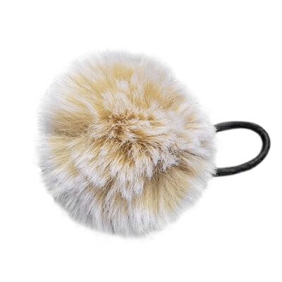 

〖Follure〗1PX Rabbit Fur Hair Band Elastic Hair Bobble Pony Tail Holder