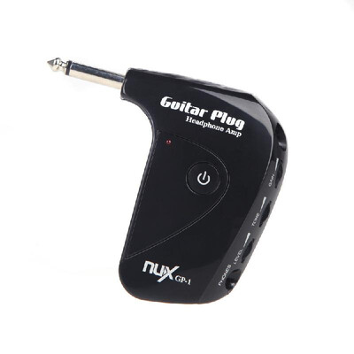 

NUX GP-1 Electric Guitar Plug Mini Headphone Amp Built-in Distortion Effect Compact Portable
