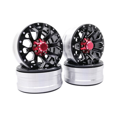 

Tailored 4pcs Metal Alloy 19in Wheel Rim for 110 Traxxas trx4 HSP SCX10 D90 RC Car