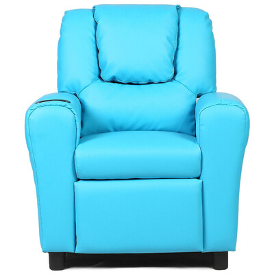 

Kids Recliner Armchair Sofa-Blue