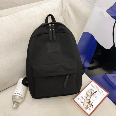 

Ancient sense of girl son bf wind ins bag female Korean version of high school students campus simple tide brand backpack backpack