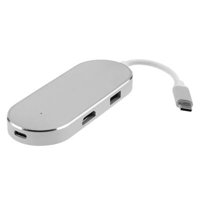 

Type-C to HDMI 2 x USB30 Type-C Port Extender Hub SDTF Card Reader