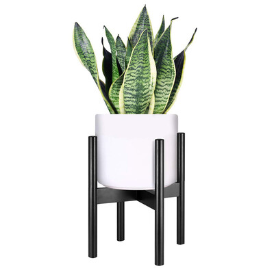 

Gobestart Extendable Wood Plant Stand Planter Rack Flower Pots Holder Disply Rack