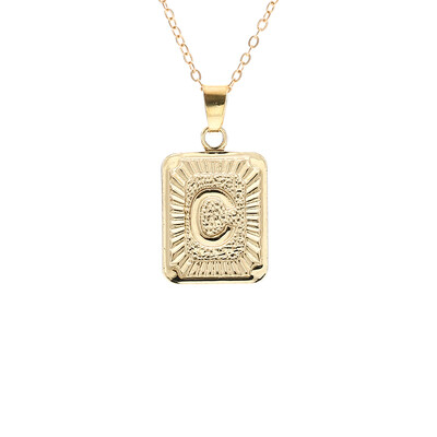 

Fashion Jewelry Brand English Alphabet Pendant Necklace For Women Gift