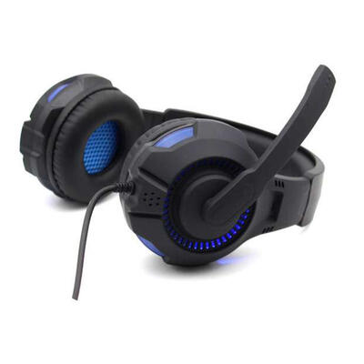 

Stereo Wired Headphones Gaming Headsets With Cool LED Light Noise Reduction For PC More USB Device