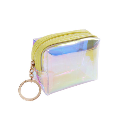 

Toponeto Colorful Stationery Square Coin Cosmetic Bag Travel Makeup Bag High Capacity