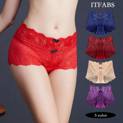 

Ladies Sexy Breathable Briefs Women Lace Panties Lingerie Soft Underwear