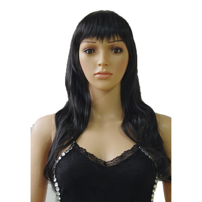 

19" Wavy Halloween Multi-Color Cosplay Wig Party Wignatural black