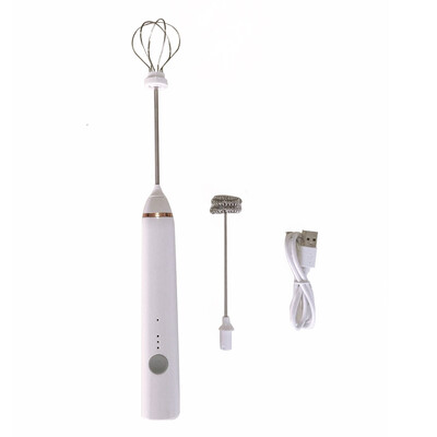 

Handheld Electric USB Charging Egg Beater Portabable Milk Frother Coffee Foam Maker Drink Mixer