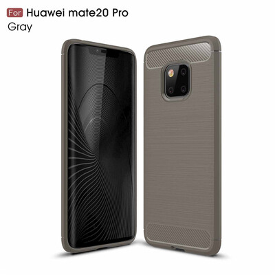 

Goowiiz Phone Case For Huawei Mate 20Mate 20 ProMate 20 LiteMaimang 7 Fashion Slim Carbon Fiber Soft Silicone Prevent falling