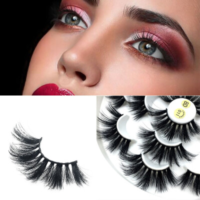 

〖Follure〗7Pair Luxury 8D False Lashes Fluffy Strip Eyelashes Long Natural Party