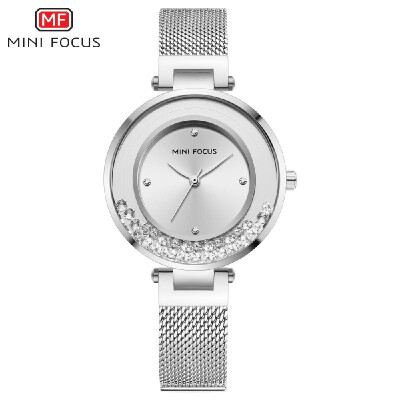 

MINI FOCUS MF0254L Woman Quartz Watch Decorative Diamonds Outdoor Waterproof Female Wristwatch