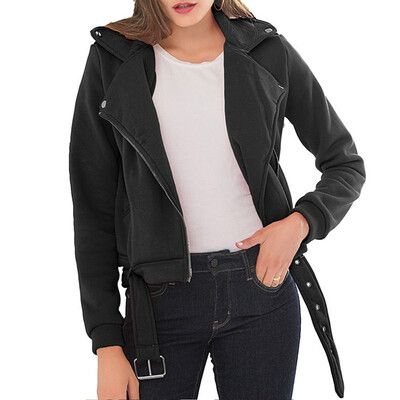 

Women Basic Black Jacket Turn Down Collar Slim Fit Suede Slanted Zipper Coat Jacket Suede Bomber Autumn Female Outwear