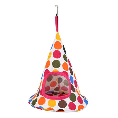 

Cone Shape Birds Parrot Nest Comfortable Hamster House Small Animals Cage