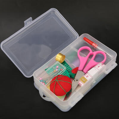 

Greensen 24pcsbox Double-layer Sewing Box Embroidery Needle Threads Felting DIY Craft Tool