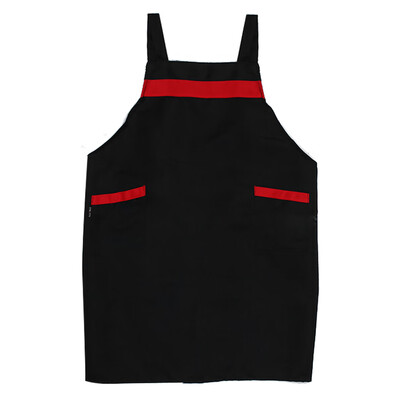 

Unisex Lovely Solid Cooking Kitchen Restaurant Bib Apron with Pocket