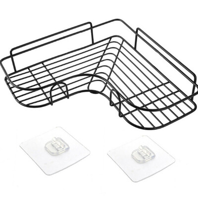 

Triangular Shower Caddy Shelf Bathroom Corner Bath Rack Storage Holder Organizer