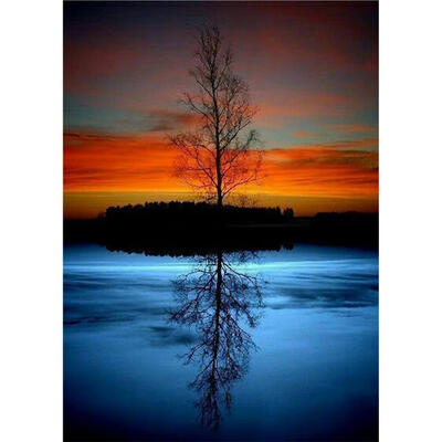 

5D DIY Full Drill Diamond Painting Tree Cross Stitch Embroidery Mosaic Kit
