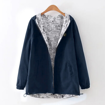 

Roseonmyhand Women Long Sleeve Solid Hooded Zipper Pockets Casual Pullover Sport Coat