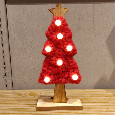 

〖Follure〗LED Felt Christmas Tree Christmas Gifts For 2019 New Year Xmas Decor Home