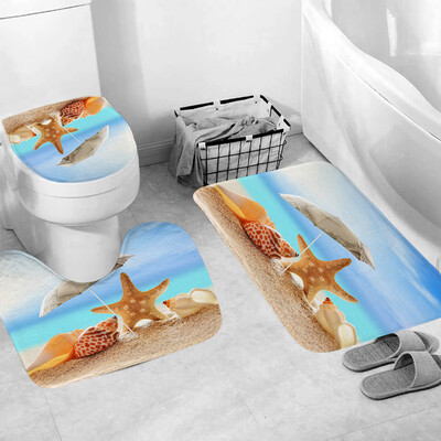 

〖Follure〗3pcs Non-Slip Fish Scale Bath Mat Bathroom Kitchen Carpet Doormats Decor