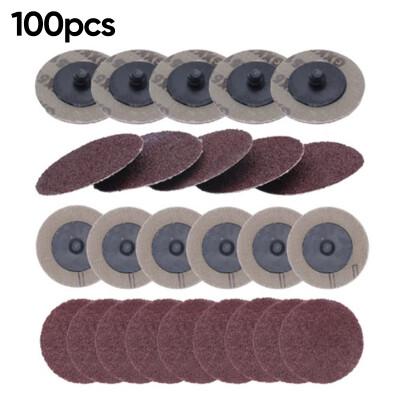 

100pcsSet High Quality 2 inch 50mm Sand Discs 6080100120Grit Durable