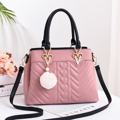 

2019 summer new bag female European&American big bag PU leather fashion handbags Messenger shoulder bag