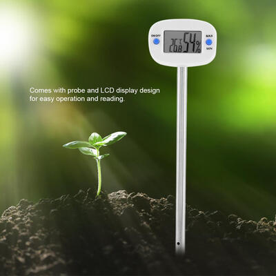 

Greensen Soil Temperature TesterTA290 Digital Soil Hygrometer Moisture Meter Temperature Humidity Tester with Probe
