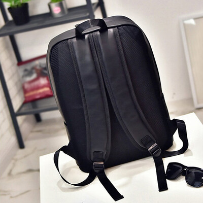 

Tailored Mens Womens Leather Backpack Laptop Satchel Travel School Rucksack Bag Black