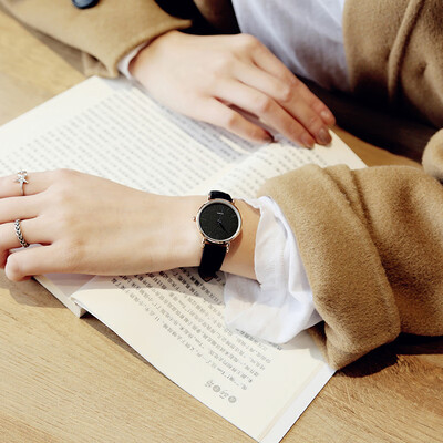

Watch female students minimalist temperament ladies ins wind couple fashion Korean mens watches womens watches