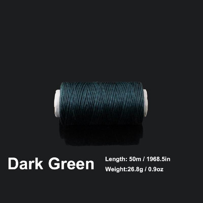

10mm 50 Meters Long Flat Waxed Thread Waxed String for Leather Sewing