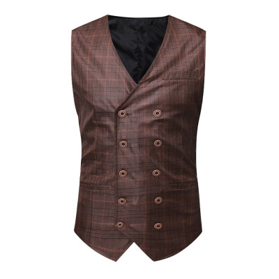 

Toponeto Mens Fashion Business Casual Wedding Waistcoat Tops Vest Jacket Top Coat