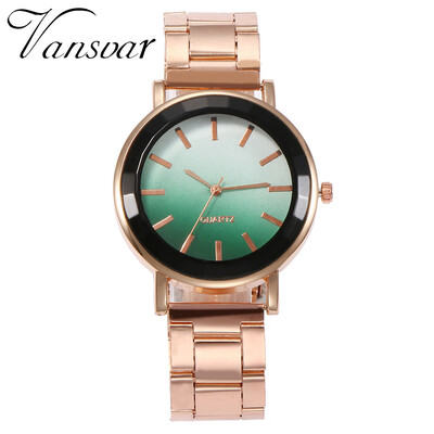 

Luxury Women Watches Multicolor Dial Ladies Analog Quartz Wristwatch Rose Gold Alloy Strap Fashion Clock Dress Gift Reloj Mujer5