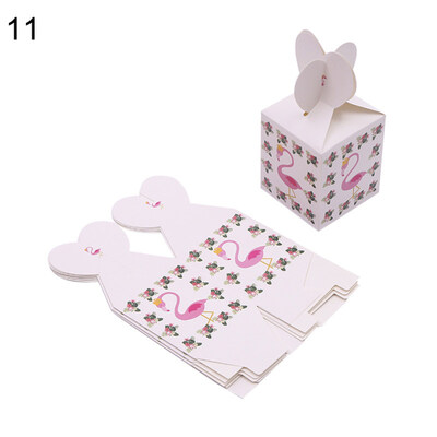 

Flamingo Paper Cup Plate Napkin Spoon Fork Box Banner Birthday Party Tableware
