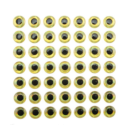 

Saidsome 50PCS Simulation Bait Eye 5mm Epoxy Round 3D Fisheye Road Fishing Accessories fishing bait fishing lure