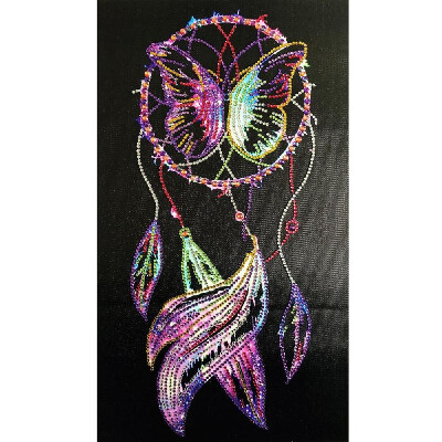 

Special Shaped 5D DIY Diamond Painting Owl Picture Of Rhinestones Dream Catcher Diamond Embroidery Animals Size 3040cm