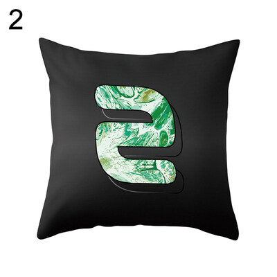 

Colorful Number Figure Pillow Case Cushion Cover Sofa Bed Car Cafe Office Decor