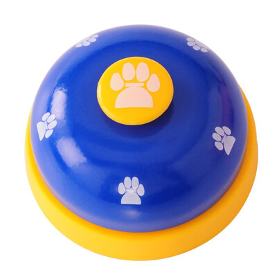 

Pet Toy Training Called Dinner Small Bell Footprint Ring Dog Toys For Teddy Puppy Pet Call
