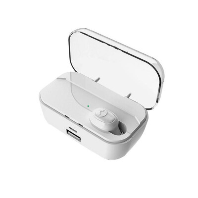 

Wireless Bluetooth 50 Headphones Mini Invisible Earphone In-ear Music Headset Charging Box Hands-free with Mic