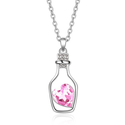 

New Hot Women Fashional Elegant Concise Noble Beautiful Crystal Decor Alloy Material Necklace