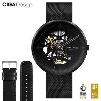 

Xiaomi youpin CIGA Design MY Series Automatic Mechanical Watch Hollowed-out Business Men Wrist Watch Self-wind Wristwatches 3ATM W