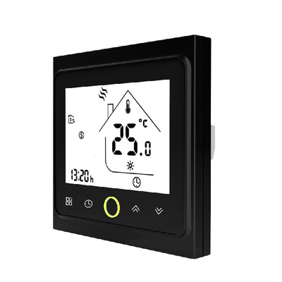 

3A Water Heating Thermostat with Touchscreen LCD Display Energy Saving Smart Thermostat Temperature Controller