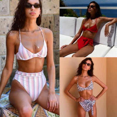 

Summer Women Sexy Bandage High Waist Bikini Swimwear Swimsuit Beach Bathing Suit