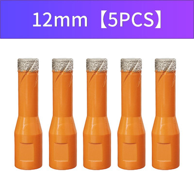 

JIANGCHENG Vacuum Brazed Diamond Core Drills M10 Dry Drill with Wax Filling Diamond Hole Saw Set for Ceramic Tiles&Stones
