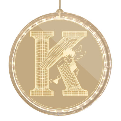 

Gobestart USB Letter Lights LED Light Up White Plastic Letters Hanging type AK