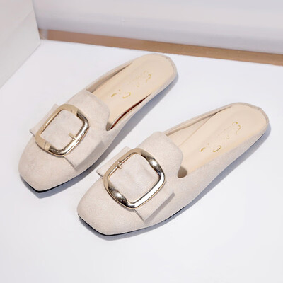 

Baotou half slippers women wear Muller shoes outside summer children Korean version 100 lazy people low heel sandals
