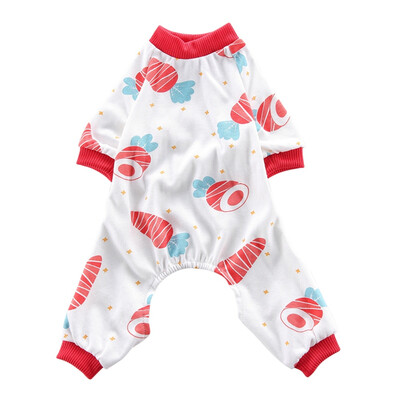 

Cute Small Dogs Pajamas For Pet Dogs Cat Clothes Puppy Jumpsuit For Dog Coat Dogs Print Clothing Shirt For Chihuahua Pomeranian