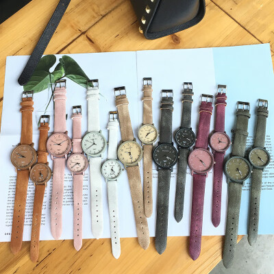 

Couple watches ins female students Korean version of simple leisure atmosphere retro literature&art small fresh